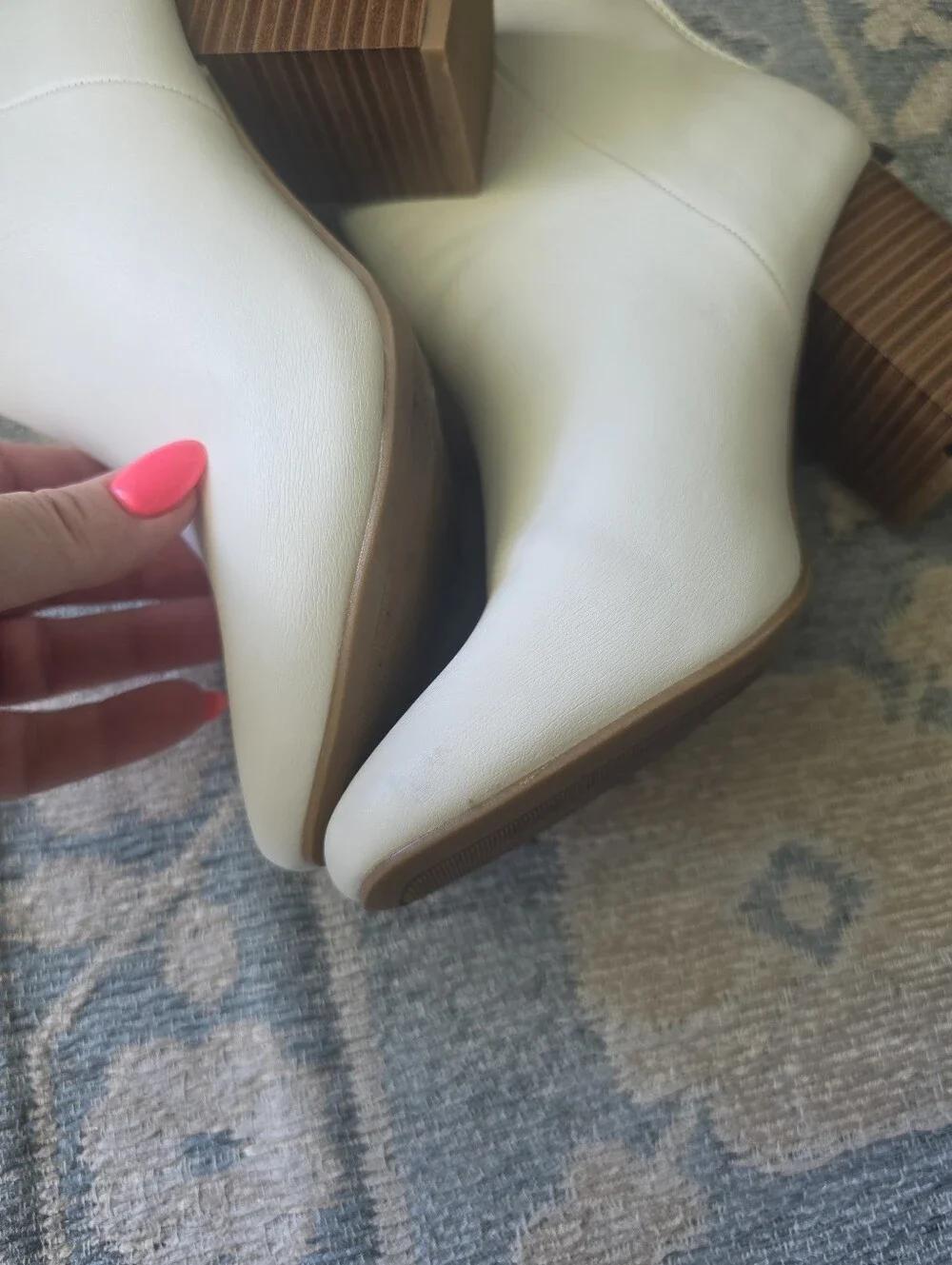 White Ankle Boots
